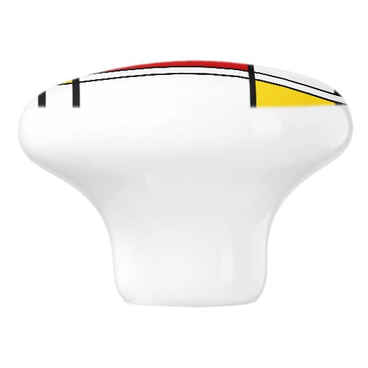 De Stijl Pattern セラミックノブ (側面)