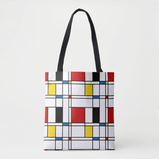 De Stijl Pattern トートバッグ (正面)