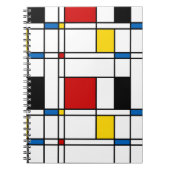 De Stijl Pattern ノートブック (正面)