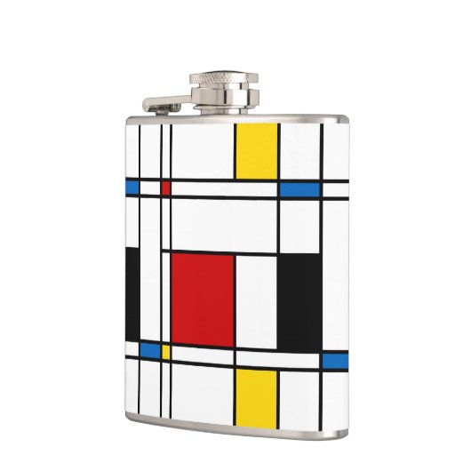 De Stijl Pattern フラスク (左)
