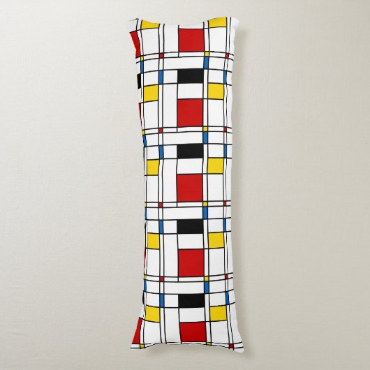 De Stijl Pattern ボディピロー (正面縦)