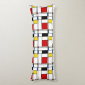 De Stijl Pattern ボディピロー (裏面 (縦))