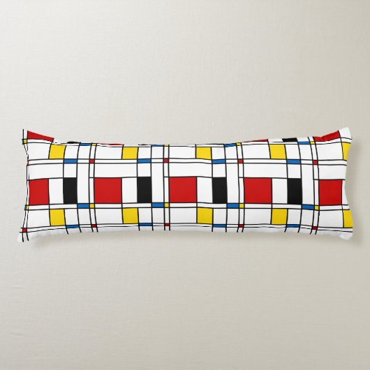 De Stijl Pattern ボディピロー (正面)