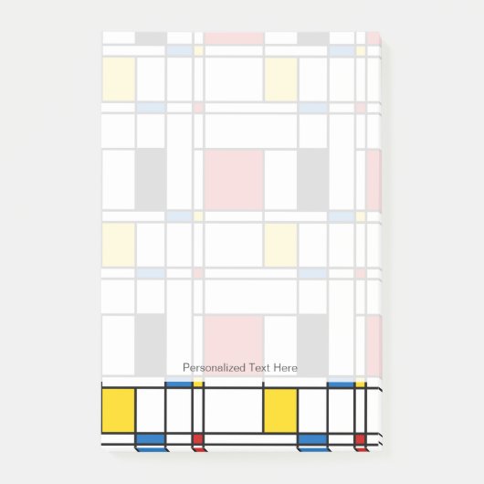 De Stijl Pattern ポストイット (正面)
