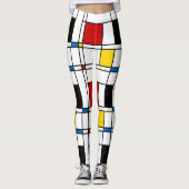 De Stijl Pattern レギンス (正面)