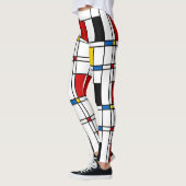 De Stijl Pattern レギンス (左)
