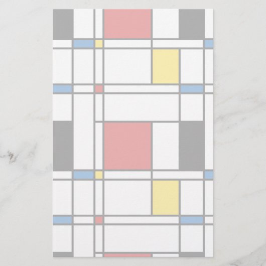 De Stijl Pattern 便箋 (正面)