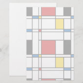 De Stijl Pattern 便箋 (正面/裏面)