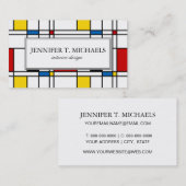 De Stijl Pattern 名刺 (正面/裏面)