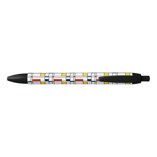 De Stijl Pattern 黒ボールペン (裏面)
