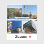 DE Stuttgart – リバーネッカー – シュロスプラッツ – シール (シート)