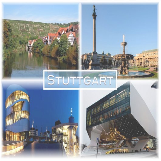 DE Stuttgart – リバーネッカー – シュロスプラッツ – シール (正面)