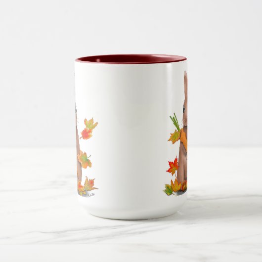 DE Tasse Hase im Herbst マグカップ (中央)