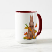 DE Tasse Hase im Herbst マグカップ (正面右)