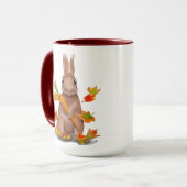 DE Tasse Hase im Herbst マグカップ (正面左)