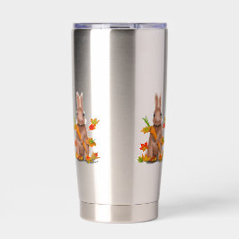DE Tasse Hase im Herbst 保温保冷タンブラー