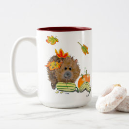 DE Tasse Herbst Igel ツートーンマグカップ