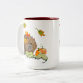 DE Tasse Herbst Igel ツートーンマグカップ (正面左)
