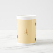 DE Tasse Hund ボーンチャイナマグカップ (正面)