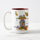 DE Tasse/Mug Herbst/Autumn Maus/Mouse ツートーンマグカップ (左)