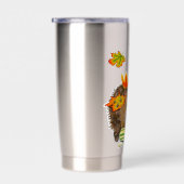 DE Thermobecher Herbst Igel 保温保冷タンブラー (右面)