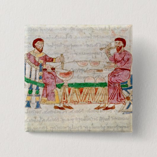 「De Universo'からの食事、 缶バッジ (正面)