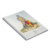 De Vereのオックスフォード「古代Armouからの1280年の伯爵、 ノートブック (右側)