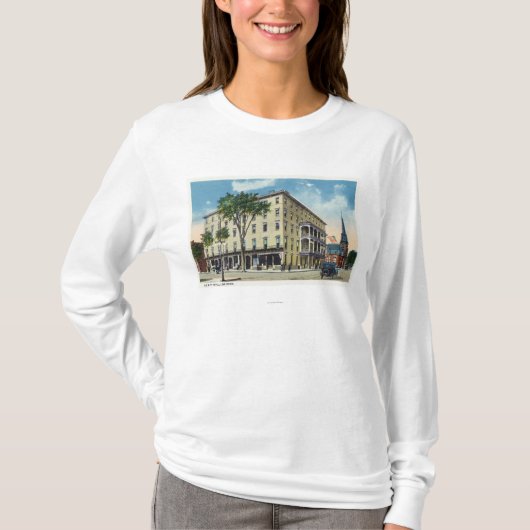De Witt Hotelの外観 Tシャツ (正面)