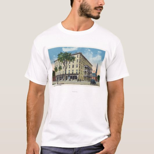De Witt Hotelの外観 Tシャツ (正面)