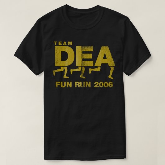 DEAおもしろい 走 Tシャツ (デザイン正面)