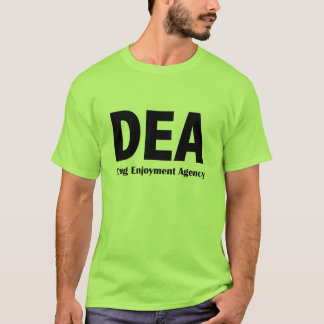 DEAの薬剤の楽しみ代理店のTシャツ Tシャツ