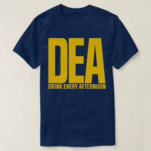 deaは毎日午後に飲む tシャツ (デザイン正面)