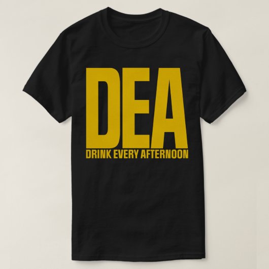 deaは毎日午後に飲む tシャツ (デザイン正面)
