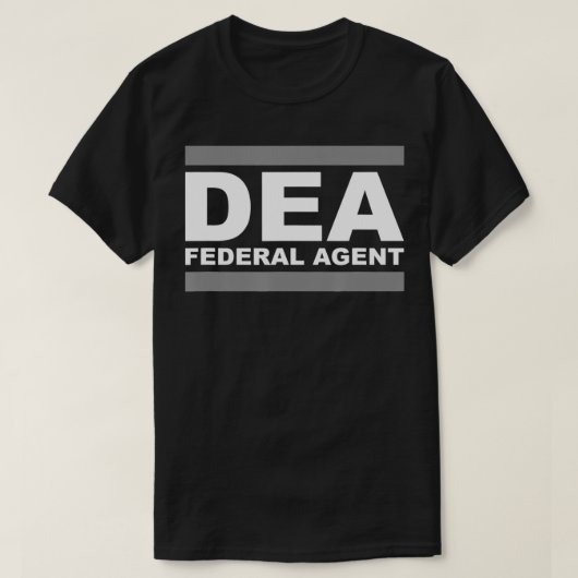 DEA連邦捜査官  Tシャツ (デザイン正面)