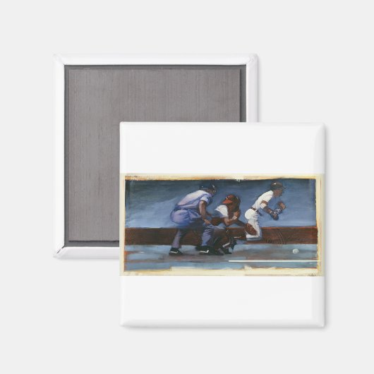 DEA23野球2.tif マグネット (正面/裏面)