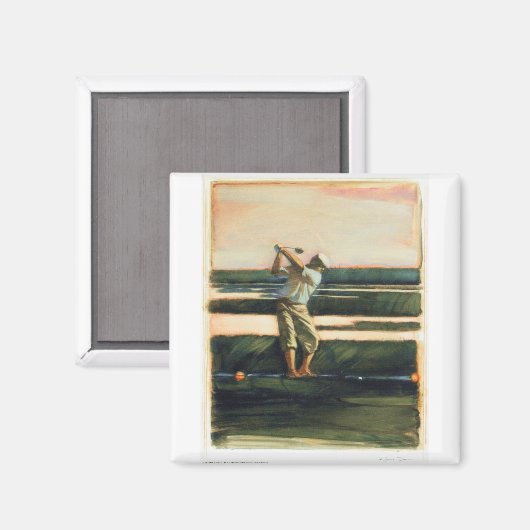 DEA24ゴルファー.tif マグネット (正面/裏面)