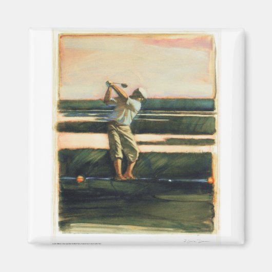 DEA24ゴルファー.tif マグネット (正面)