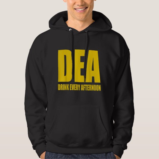 DEA – 毎日の午後パロディを飲おもしろいんで飲む パーカ (正面)