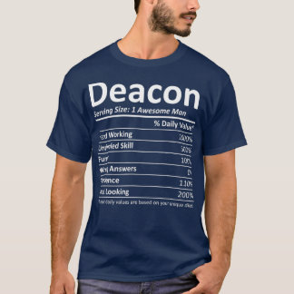 DEACON栄養おもしろい誕生日パーソナライズされた Tシャツ