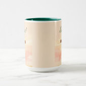 Deacon Easter Rejoice Cross and Lilies マグカップ (中央)