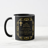 DEACON Ordination Anniversary ANY yrs - カスタムMug マグカップ (左)