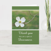 Deaconess Thank You Dogwood Blossom カード (正面)