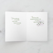 Deaconess Thank You Dogwood Blossom カード (内部)
