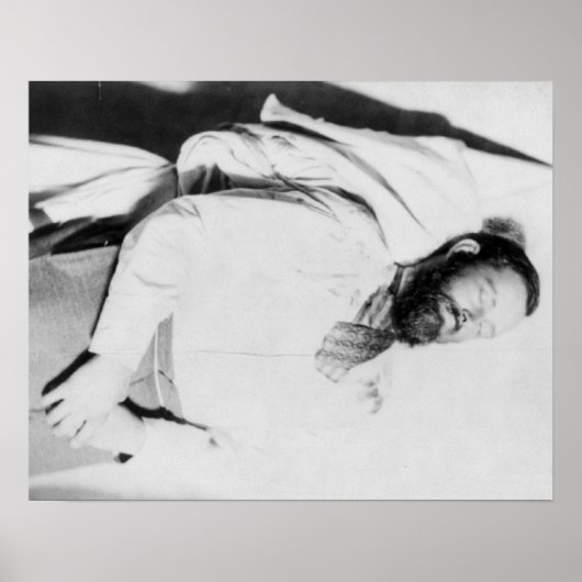 Dead体のOutlaw Jesse James Photograph ポスター (正面)