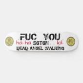 DEAD ANGEL WALKING ハハLol スケートボード (横)