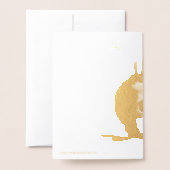 Dead But Glowing Halloween Foil Card 箔カード (裏面封筒付き)