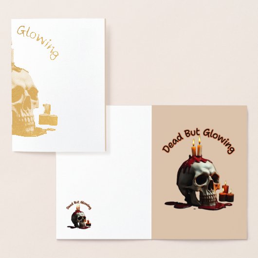 Dead But Glowing Halloween Foil Card 箔カード (ディスプレー)