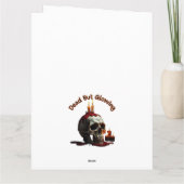 Dead But Glowing invitation Card-Halloween カード (裏面)