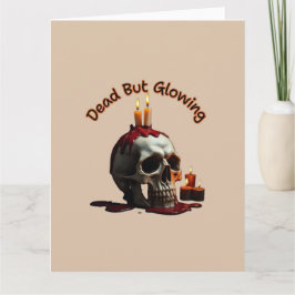 Dead But Glowing invitation Card-Halloween カード
