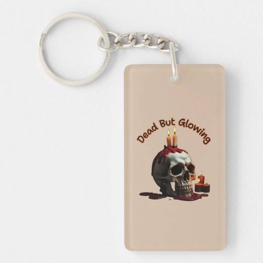 Dead But Glowing Key Chain, Día de los Muertos  キーホルダー (正面)